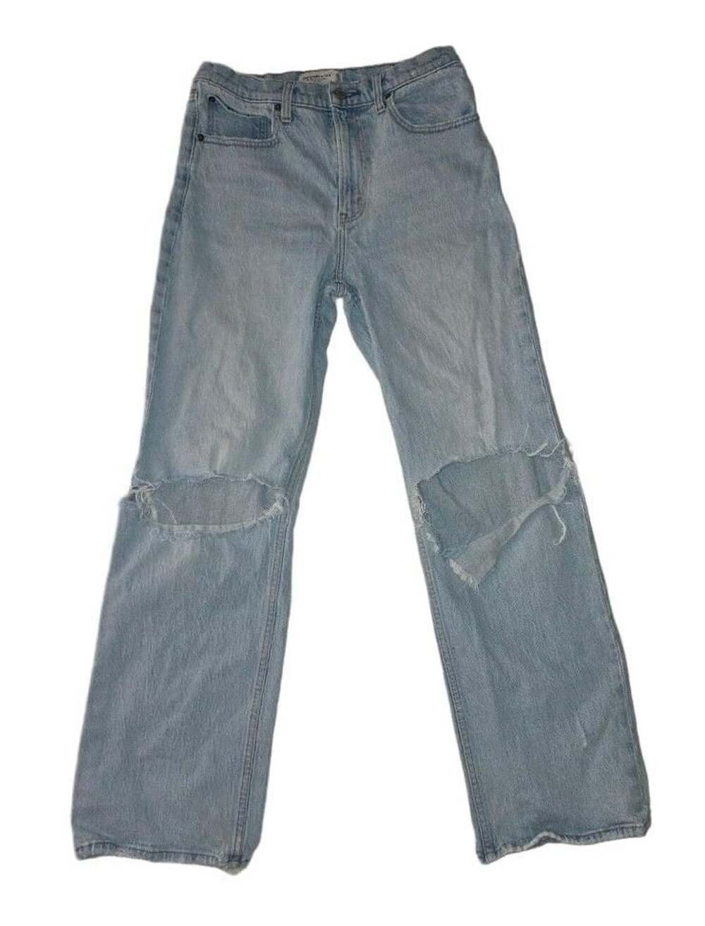 Abercrombie & Fitch 90s Straight Jean Distressed